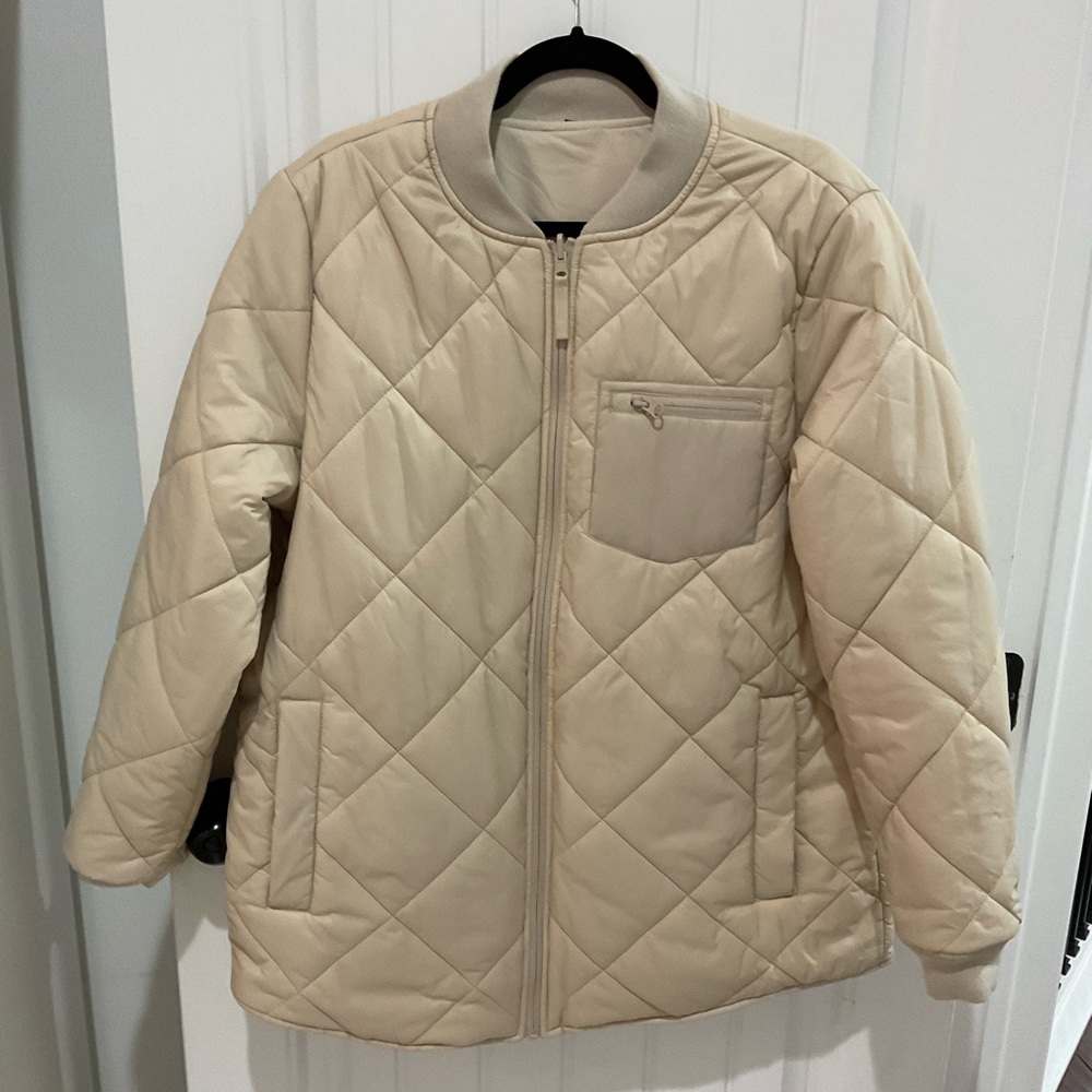 Reversible Quilted Tan Jacket - image 5